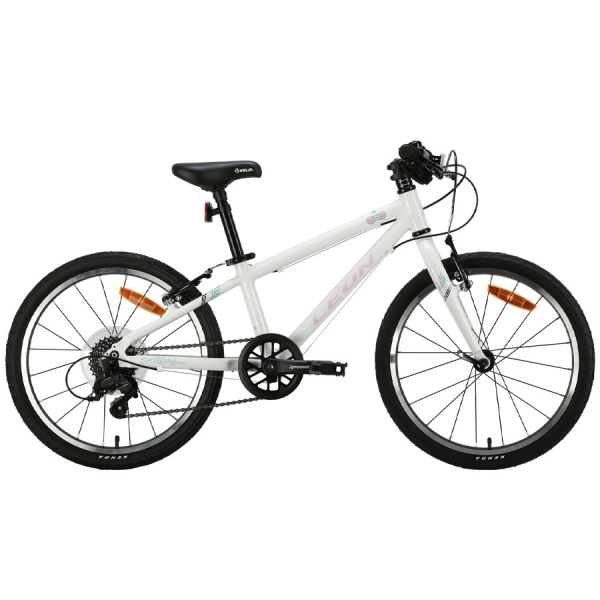Велосипед Leon 20" GO 7 speed Vbr білий з рожевим