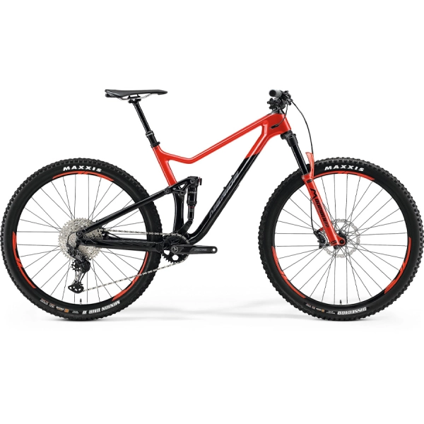 Велосипед 29'' MERIDA ONE-TWENTY 3000 black/glossy race red (2021)