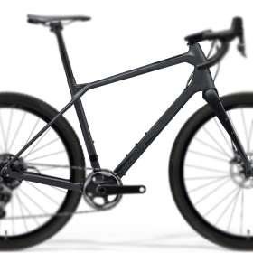 Фреймсет MERIDA SILEX+ LIMITED-KIT-FRM, M, MATT DK SIL(GLOSSY BK) 'W/RIGID FORK ..