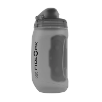 Фляга с коннектором и базой FIDLOCK TWIST bottle 450мл, Tex base, прозрачный/черный