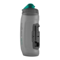 Антибактериальная фляга с коннектором FIDLOCK TWIST single bottle 590мл, прозрачный/черный