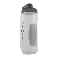Фляга с коннектором и базой FIDLOCK TWIST bottle 590мл, прозрачный/белый