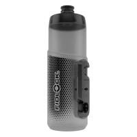 Фляга с коннектором и базой FIDLOCK TWIST bottle 600м, прозрачный/черный
