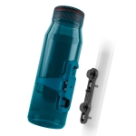 Фляга с коннектором и базой FIDLOCK TWIST bottle 700мл, прозрачный/синий