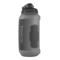 Фляга с коннектором и базой FIDLOCK TWIST bottle 750мл Compact, прозрачный/черный