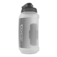 Фляга с коннектором и базой FIDLOCK TWIST bottle 750мл Compact, прозрачный/белый