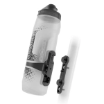 Фляга с коннектором и базой FIDLOCK TWIST bottle 800мл, прозрачный/белый