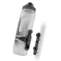 Фляга с коннектором и базой FIDLOCK TWIST bottle 800мл, прозрачный/белый