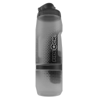 Фляга с коннектором и базой FIDLOCK TWIST bottle 800мл, прозрачный/черный