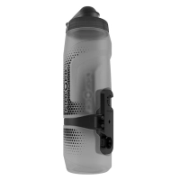 Фляга с коннектором и базой FIDLOCK TWIST bottle 800мл, прозрачный/черный