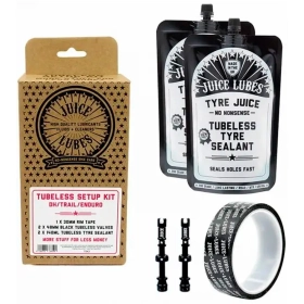 Набір безкамерки JUICE LUBES DH/Trail/Enduro, 30mm Tape, 48mm Valves, 280ml Seal..