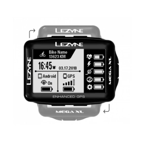 GPS компьютер LEZYNE MEGA XL GPS Черный