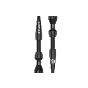 Ніпель для безкамерки Lezyne CNC TLR VALVE 44 мм, чорний