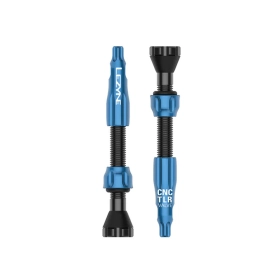 Ніпель для безкамерки Lezyne CNC TLR VALVE 44 мм, блакитний