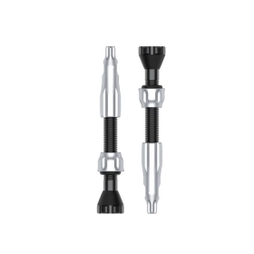 Ниппель для бескамерки Lezyne CNC TLR VALVE 44 мм, серебристый