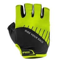 Перчатки R2 Hoppy, black/neon yellow