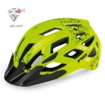 Шлем R2 Lumen Junior, fluorescent yellow/black
