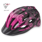Шлем R2 Lumen Junior, pink/black