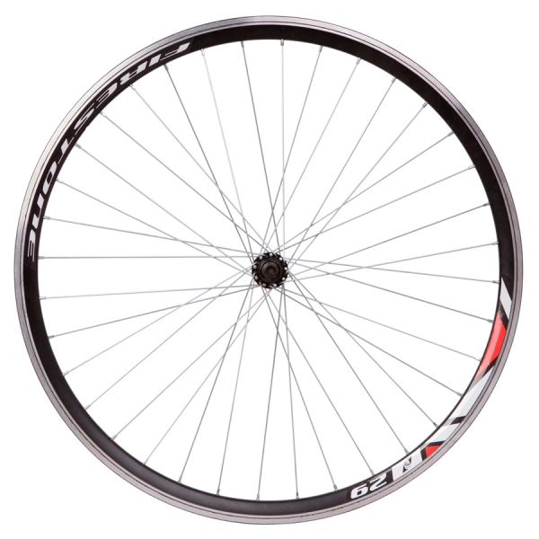 Переднее колесо Velotrade 26″, V-brake, на гайках