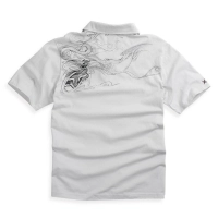 Поло FOX Inked Polo [Light Grey]