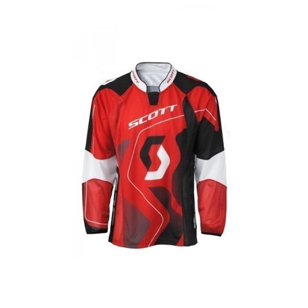 Джерсі SCOTT DH RACING червоний