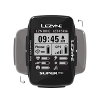 Велокомпьютер Lezyne SUPER PRO GPS Y13, чёрный (без датчиков)